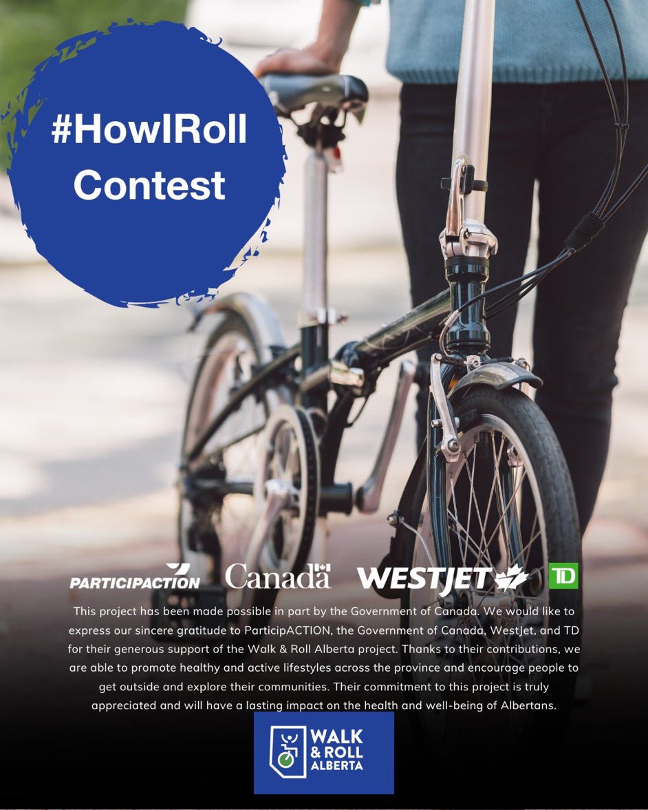 You Can Ride 2 (@youcanride2) on Twitter photo Show us how you roll with <a href="/WalkAndRollAB/">Walk & Roll Alberta</a>
Submit a picture or video of you or your child riding an adapted bike from YCR2 or another organization in Alberta with the hashtag #HowIRoll, and you could win a $100 Prepaid Gift Card.
A winner will be selected June 18th. Good luck! 😊 Show us how you roll with <a href="/WalkAndRollAB/">Walk & Roll Alberta</a>
Submit a picture or video of you or your child riding an adapted bike from YCR2 or another organization in Alberta with the hashtag #HowIRoll, and you could win a $100 Prepaid Gift Card.
A winner will be selected June 18th. Good luck! 😊