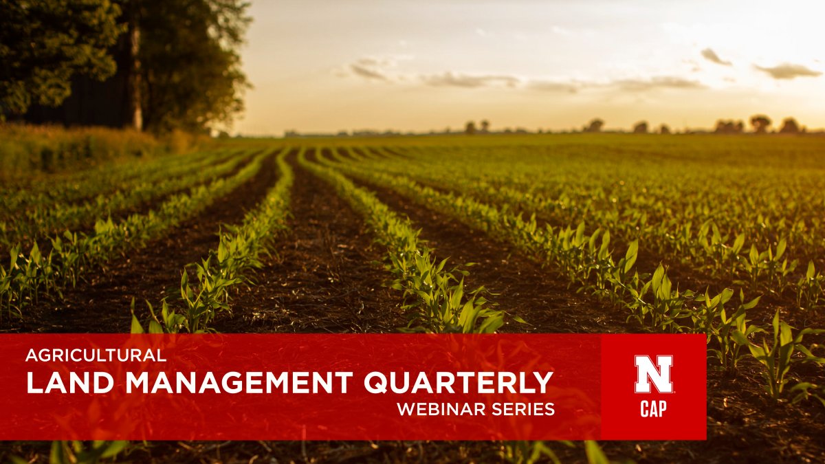 Agricultural #LandManagement Quarterly for May 15, 2023 | The May webinar examines the latest average cash rental rates in the state &amp; offers insight on adjusting rental rates considering high commodity prices this year. #NebExt #agland #agrealestate 🌱 buff.ly/3INoyIR