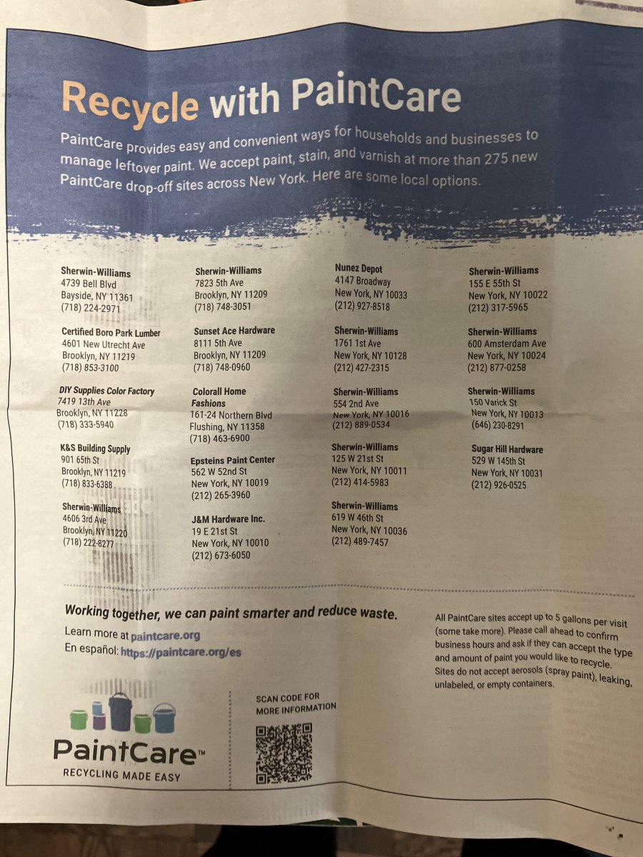 uptownamanda's tweet photo. Paint recycling! #recyle #letstuffgo #organizedenoughbook https://t.co/RoRSrxAxA1