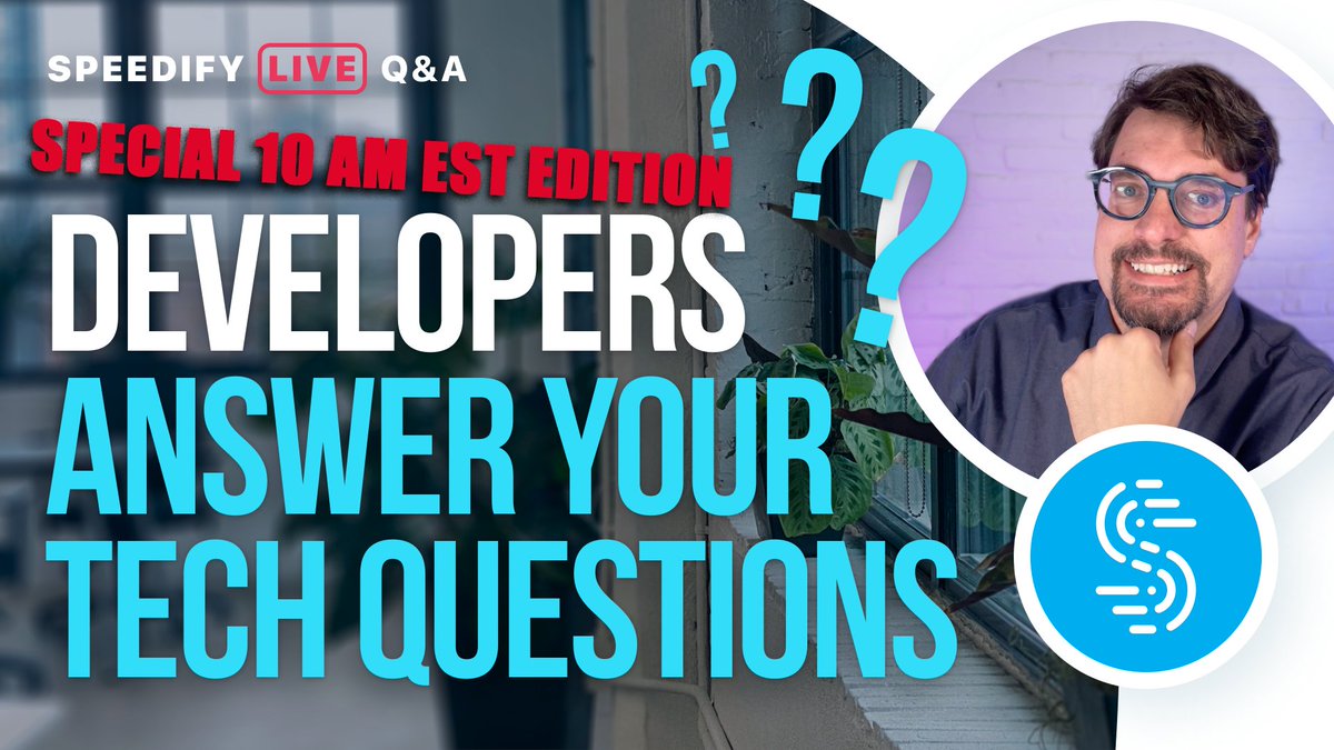 speedify's tweet photo. ‼️THIS WEEK on #SpeedifyLIVE it's time for our Monthly Morning Office Hours!
Tune in🗓️6/07🕐10AM EST for an early #QnA about Speedify, #Starlink, #livestreaming & beyond, while we also demo the app & talk company updates!
Watch:
https://t.co/sjyUkyYCAO
https://t.co/W8Sb0z2dxe https://t.co/pgIzRzLttb