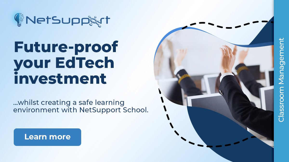 Maximize classroom time and boost learning outcomes with NetSupport School’s classroom management tools! 🎒 💻Future-proof your EdTech investment, promote positive digital interactions and create a safe learning environment. mvnt.us/m1413558

#EdTech #ClassroomManagement