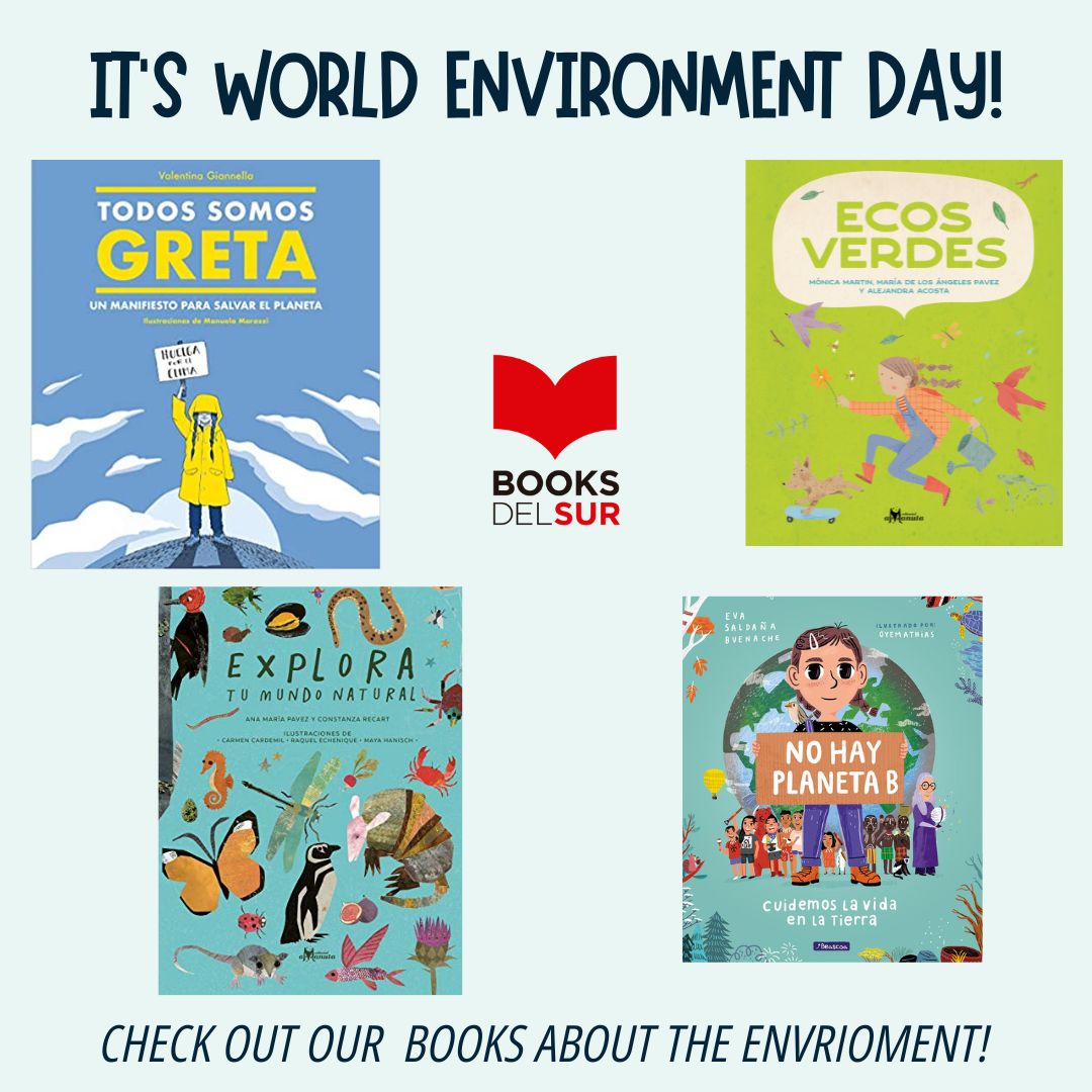 It's World Environment Day! Find more related books under the 'Environment' theme on our website! --- ¡Es el Día Mundial del Medio Ambiente! ¡Encuentre más libros relacionados bajo el tema 'Medio ambiente' en nuestro sitio web! bit.ly/3N4vzHX