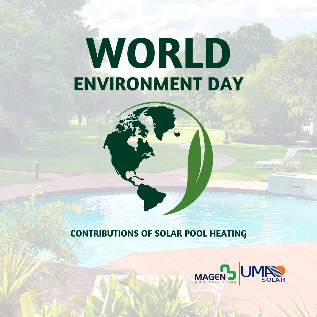 mageneco_us's tweet image. This World Environment Day, let's explore how solar pool heating can contribute to a sustainable and eco-friendly future. 🌍🌞🏊‍♂️ The link is in the bio for information on solar pool heating! #WorldEnvironmentDay #SolarPoolHeating #SustainableLiving #RenewableEnergy #SolarHeating
