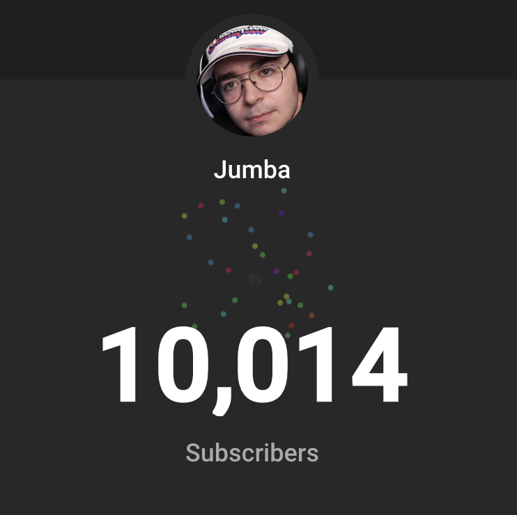 JumbaGW's tweet photo. Uploaded my first video June 10th 2022. Just about 1 year, hit 10k subs and channel is just shy of 1 million views. Truly grateful, thank you to everyone for helping with the dream ❤️ https://t.co/6xWR0OOHJl