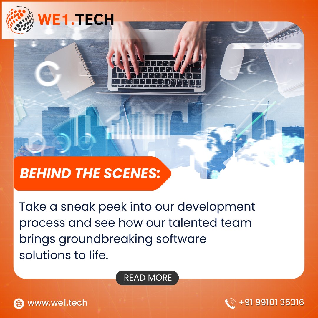 We1Tech's tweet image. Behind the scenes: Take a sneak peek into our development process and  see how our talented team brings groundbreaking software solutions to  life. 
#BehindTheScenes #SoftwareDevelopment #InnovationProcess #Teamwork  #SoftwareEngineering #DevelopmentJourney #SoftwareSolutions
