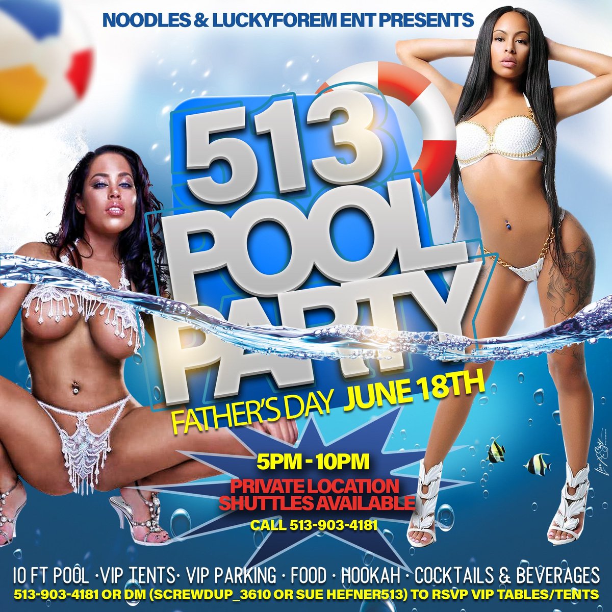 luckyforem's tweet photo. POOL PARTY !!! JUNE 18TH FATHERS DAY!!! #POOLPARTY #CINCINNATI #SUNDAYFUNDAY https://t.co/2cd8ZX0XjY