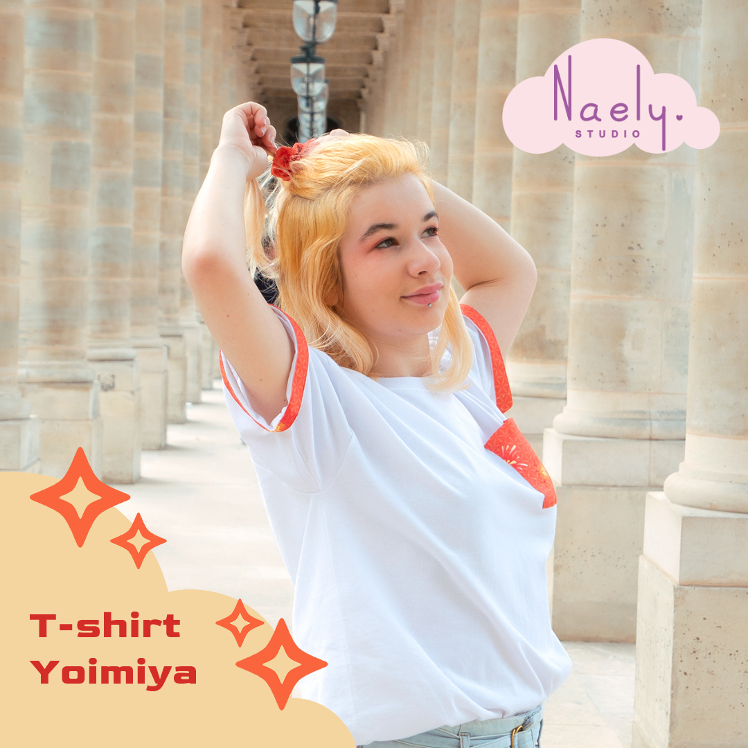2ème annonce de T-shirt ... Yoimiya ! On a prévu 7 personnages pour l'instant ! on vous annonce les autres prochainement ! ❤️
