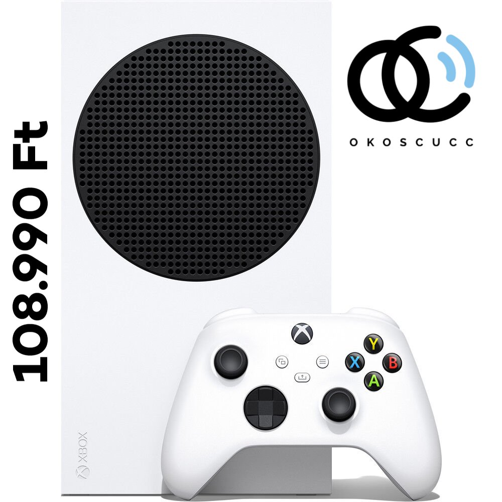 okoscucc's tweet photo. Tapasztald meg a játék új dimenzióját a Microsoft Xbox Series S konzollal az https://t.co/XUwkXX79gW webshopból! 🎮💥 Látogass el a weboldalunkra és szerezd be a Microsoft Xbox Series S-t 108.990 Ft-ért még ma: https://t.co/2pSlKpdiSx 
#XboxSeriesS #játékélmény #okoscucc #gaming https://t.co/6EfJj0cqdq