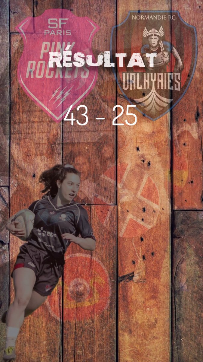 Après un début de match exceptionnel des Valkyries 🏹 qui menaient 00 - 19 au bout de 7´, les roses ont inversé la tendance et s’imposent finalement 43 à 25 !

Nous remercions du fond du cœur toutes les personnes qui ont fait le déplacement, merci d’avoir cru en nous !
#Valkyries