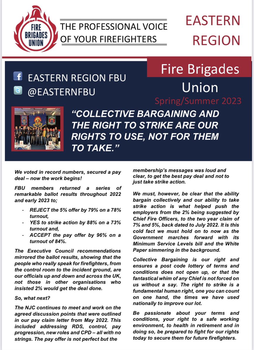 Eastern Fire Brigades Union tweet media