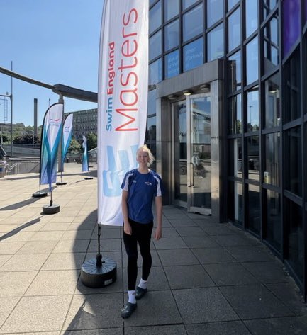 Well Done to swimmer and coach Ella on her fantastic swims at British Masters this weekend in Sheffield. Ella came away with🥇 and 🥈. 

Swimming can be a tough, and Ella is a great testament to perseverance, enjoying the process and journey, and relearning to love the sport.