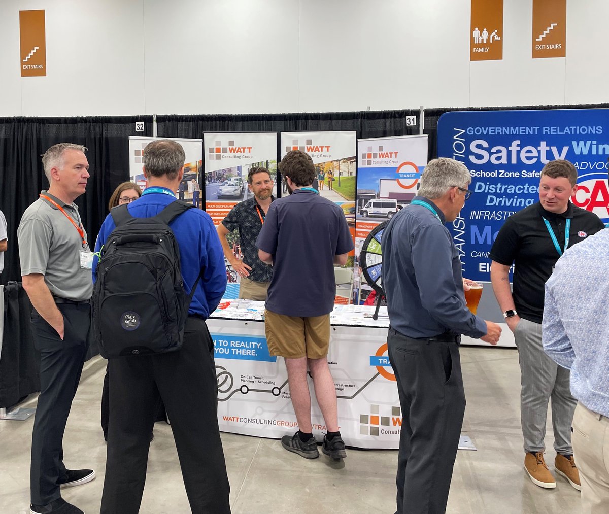 👋🏽 Hello from the annual <a href="/itecanada/">ITE Canada</a>  and <a href="/CARSPInfo/">CARSP</a>  (Canadian Association of Road Safety Professionals) joint conference! Please come by booth 31 and say hello to the Watt Consulting Group team!
#WEAREWATT #ITECARSP2023 #Transportation #RoadSafety