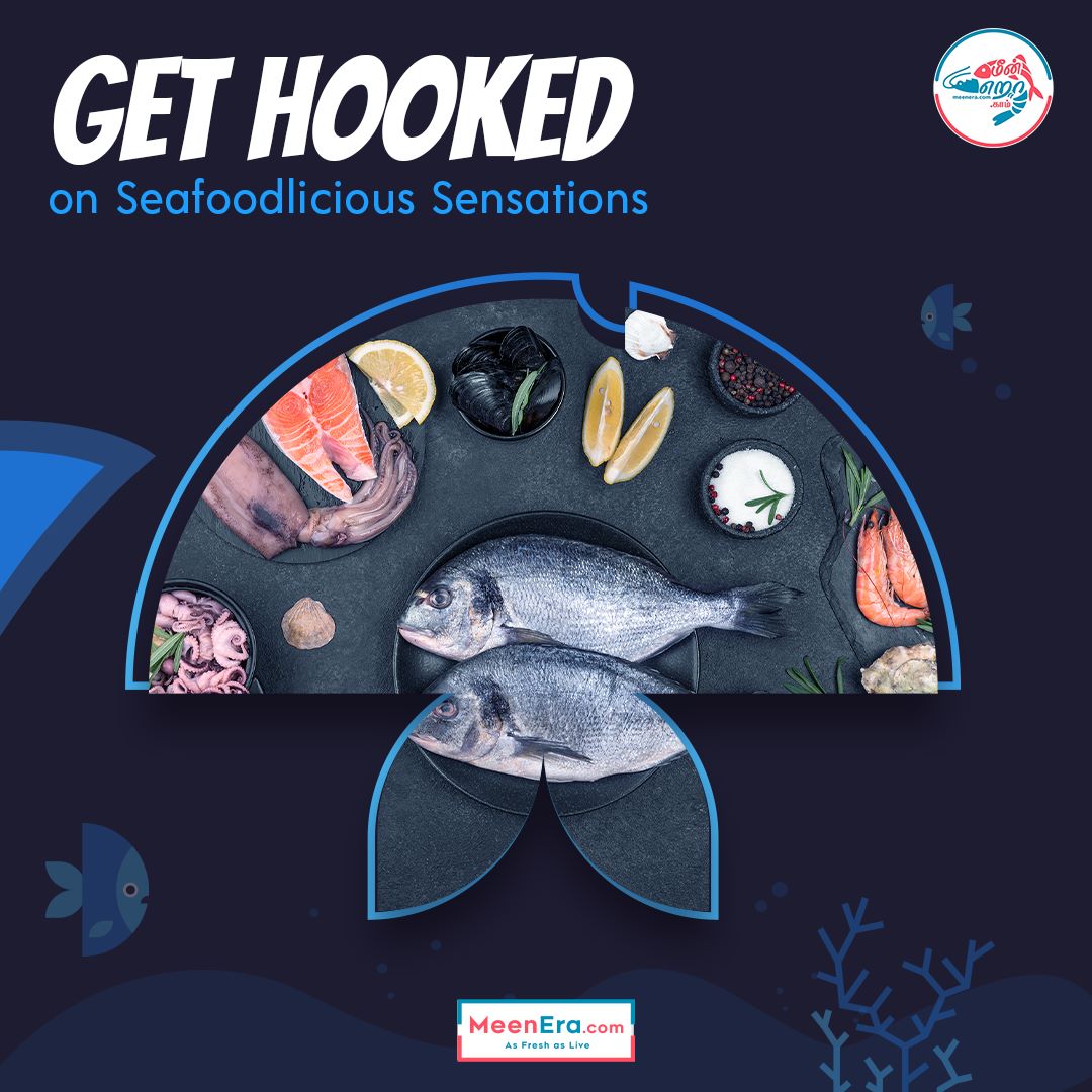 Immerse yourself in a world of oceanic delights as the poster showcases an array of mouthwatering seafood dishes in all their glory.
#SeafoodLove #TasteOfTheOcean #SeafoodExtravaganza #FoodieHeaven #FreshCatch

Follow @meeneracom