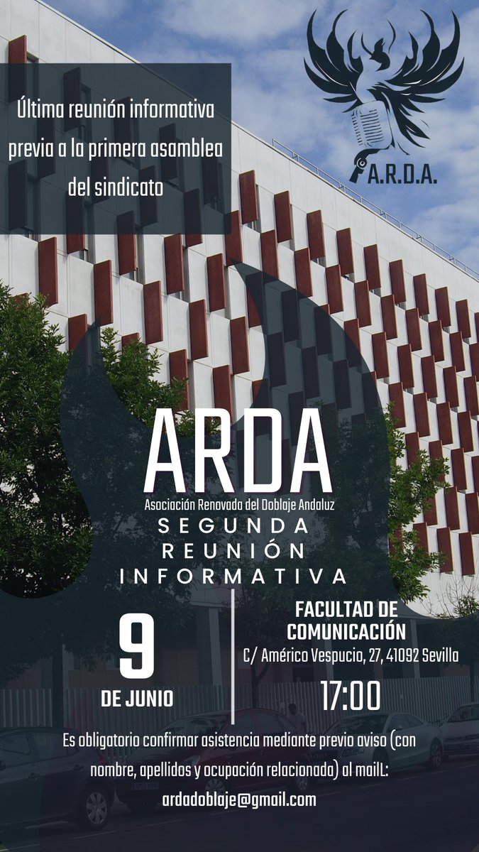 ardadoblaje's tweet image. Detalles sobre la segunda y última reunión informativa previa a la primera asamblea: