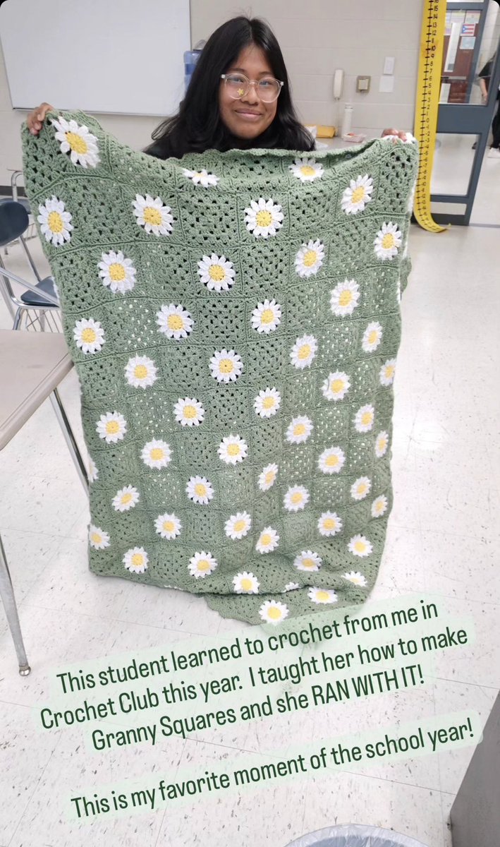 Nathaniel Testroet (@ntestroet) on Twitter photo EMS Teacher Shoutout Is Sarah Pergolotti and her impact inside and outside of the classroom. #crochetclub #busyhandsquietmind #SEL <a href="/lyons_barton/">Erin Lyons-Barton</a> <a href="/MeridenK12/">Meriden K12</a> EMS Teacher Shoutout Is Sarah Pergolotti and her impact inside and outside of the classroom. #crochetclub #busyhandsquietmind #SEL <a href="/lyons_barton/">Erin Lyons-Barton</a> <a href="/MeridenK12/">Meriden K12</a>