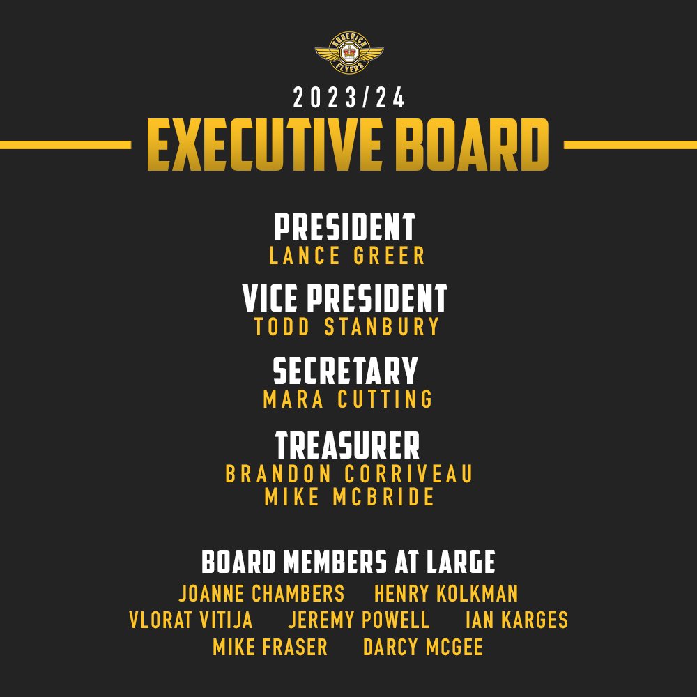 goderich_flyers's tweet image. Introducing the 2023/24 Goderich Flyers Executive Board! 
Looking forward to a great season. ✈️

#GoFlyers #LetsFly #GoderichOntario