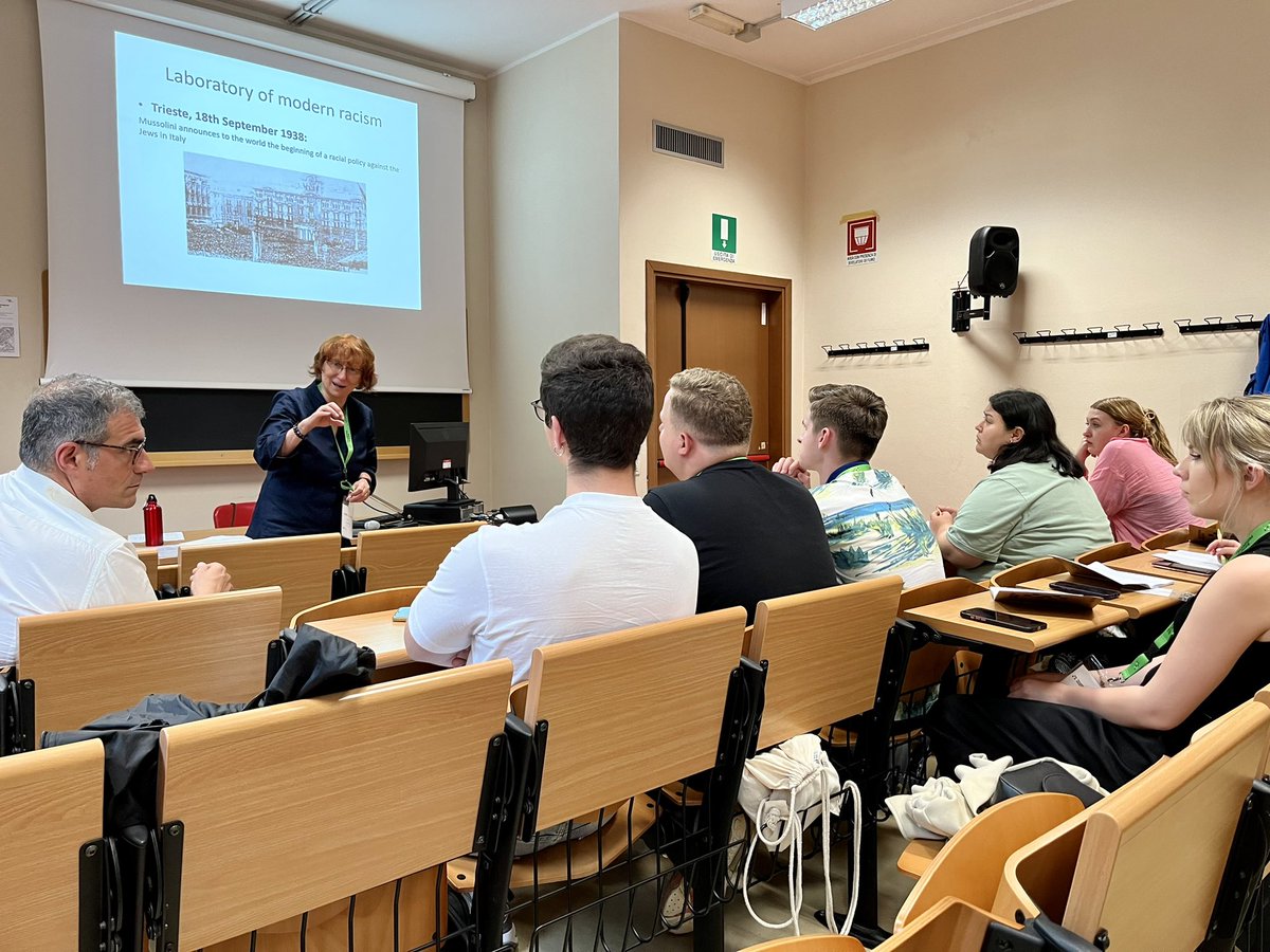 UniTrieste's tweet photo. #T4EUWeek | Transborder Europe
We are talking about Public History in a Transborder Area with Prof. Tullia Catalan and Dr Alessandro Carrieri.
Info and programme here: https://t.co/bCGWrvDwmS https://t.co/wy1n5Sov2a