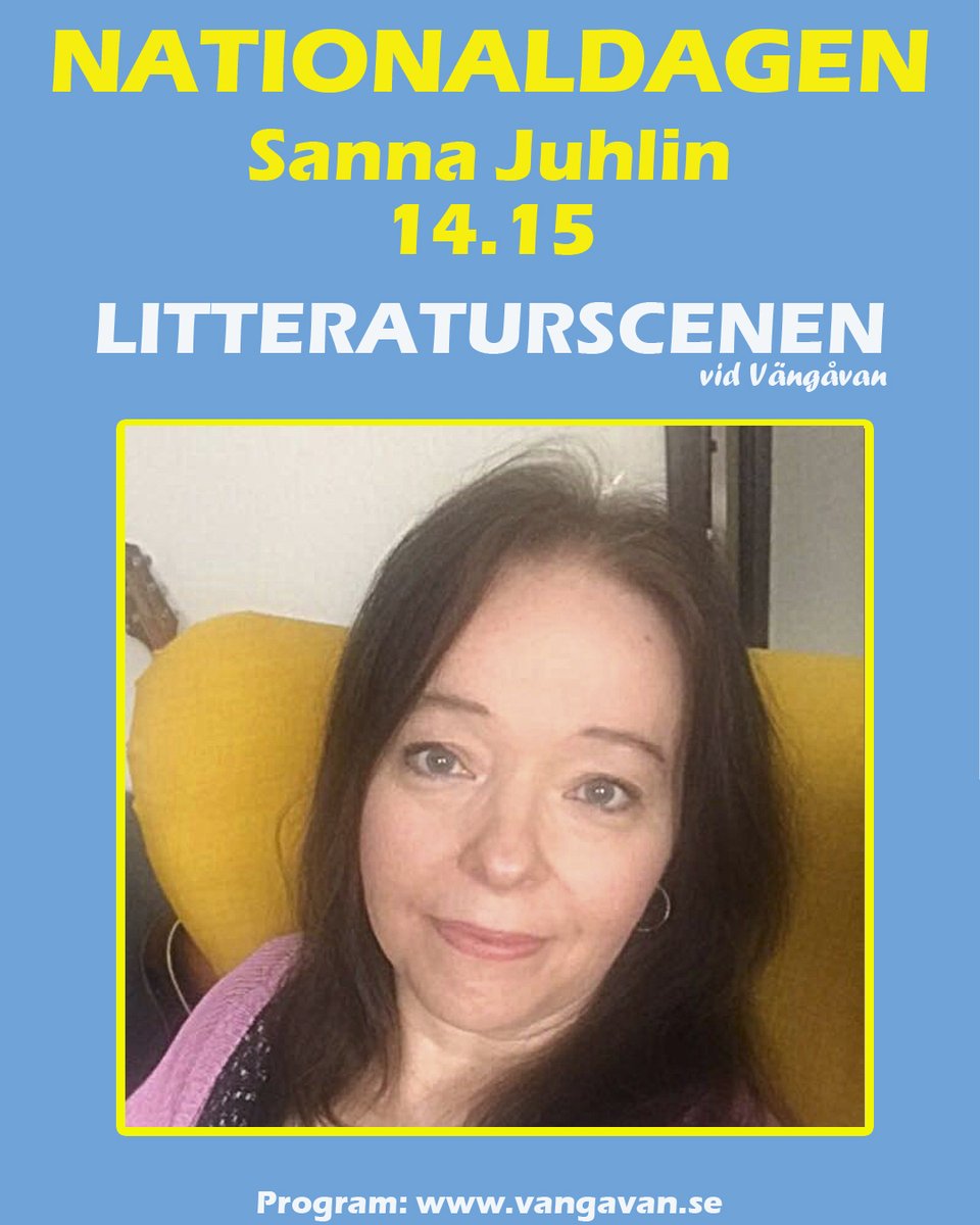 Bokhandlarn's tweet photo. Det blir mycket för barn på Litteraturscenen på Nationaldagen https://t.co/YVWWF5XA3h