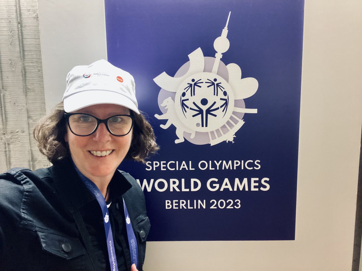 Picked up my volunteer gear! Looking forward to meeting and working with many new wonderful people ⁦@SOWG_Berlin2023⁩ ! #Berlin2023 #UnbeatableTogether #SpecialOlympicsWorldGames