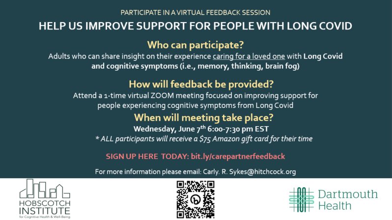 #LongCovid patients and caregivers #research participation opportunities!!!
#Giftcard