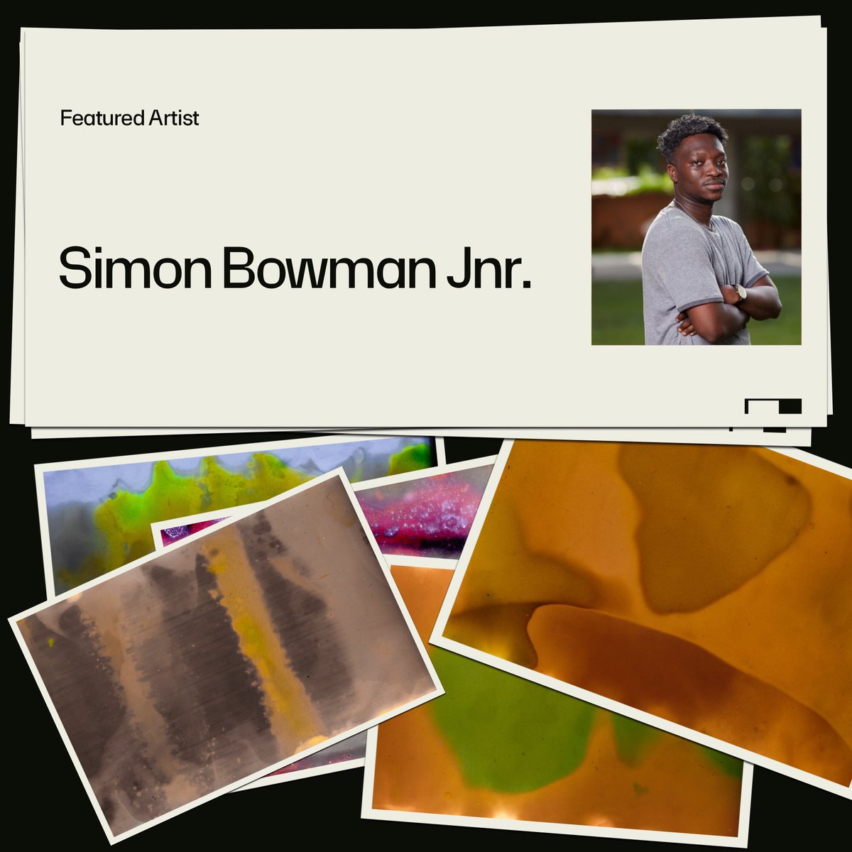 We are excited to introduce Simon Bowman ‘Jnr’ (<a href="/bebe__jr/">grand dada</a> ) as Nubuke’s 2023 Young Ghanaian Artist (YGA). In his upcoming exhibition he explores his interest in analogue and abstract photography and material manipulation.