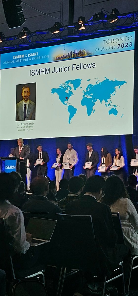 Congratulations <a href="/kurtschilling5/">kurt.schilling</a> from <a href="/vuiis/">VUIIS</a> @VUMCradiology on the great honor of selection as an <a href="/ISMRM/">ISMRM</a> Junior Fellow!