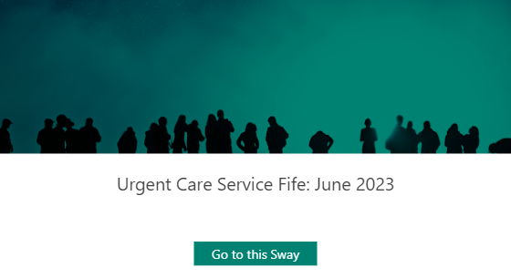 UCSF Spring Sway is making it's way into inboxes today! If you have any contributions to our next sway please advise Ingrid @ ingrid.tjeransen@nhs.scot