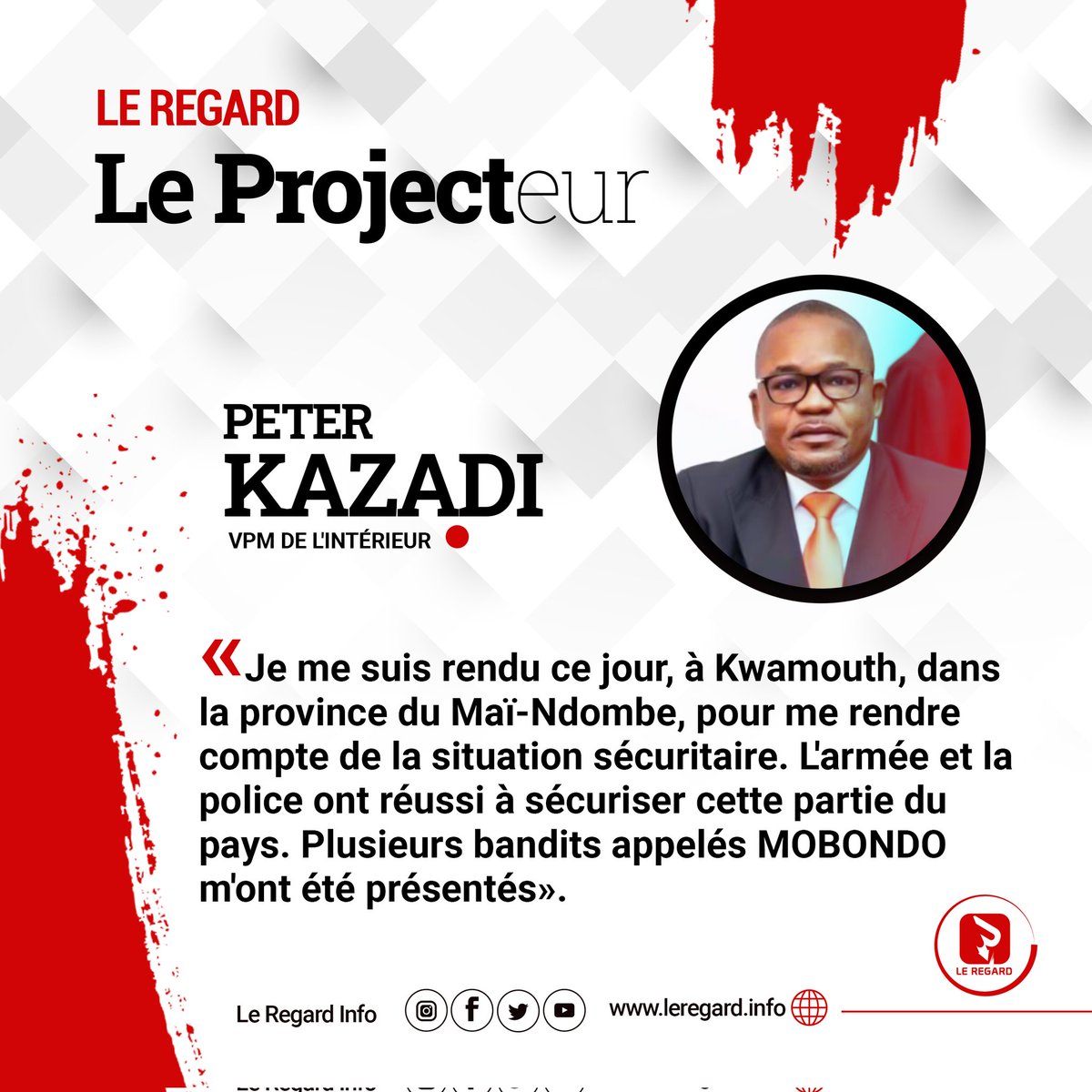 RdcRegard's tweet photo. #LEREGARD #LEPROJECTEUR #KINSHASARDC @NoelKTshiani @kazadi_peter @MartinFayulu https://t.co/GLe8cOFfSO