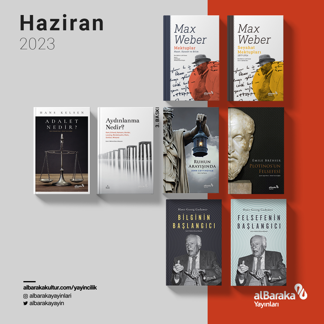 📢 Sezon Finali

📙 Mektuplar: Hayat, Siyaset ve Bilim
📘 Seyahat Mektupları
📕 Adalet Nedir?
📗 Ruhun Arayışında
📙 Plotinos’un Felsefesi
📕 Bilginin Başlangıcı
📘 Felsefenin Başlangıcı