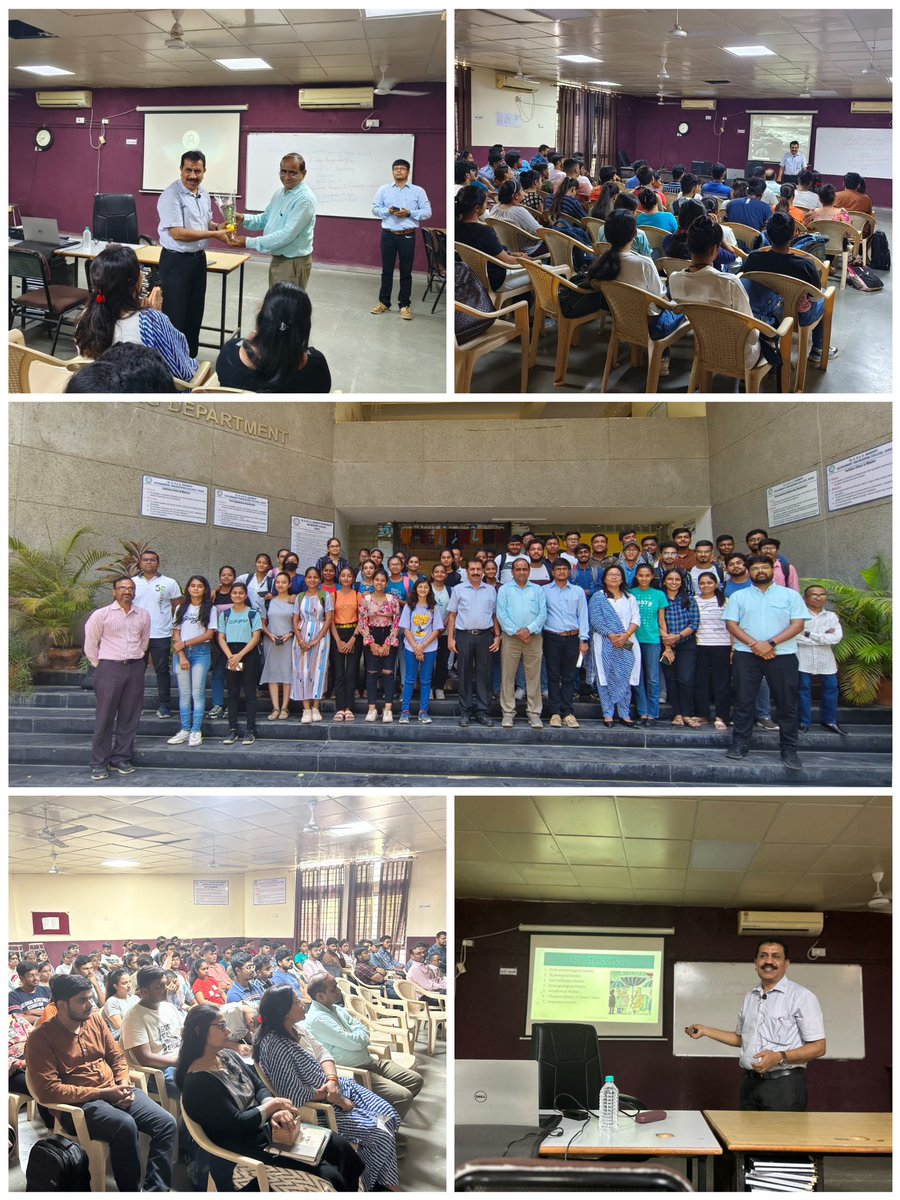 dggecs's tweet photo. On Occasion of World Environment Day Civil Engg Dept have organized Expert Talk under ISTE student’s chapter on Role of Rainwater Harvesting for Groundwater Conservation. This talk was delivered by Dr. S. M. Yadav (Professor, DCE, SVNIT, Surat) Total 65 students have attended. https://t.co/xrDnjx5hxm