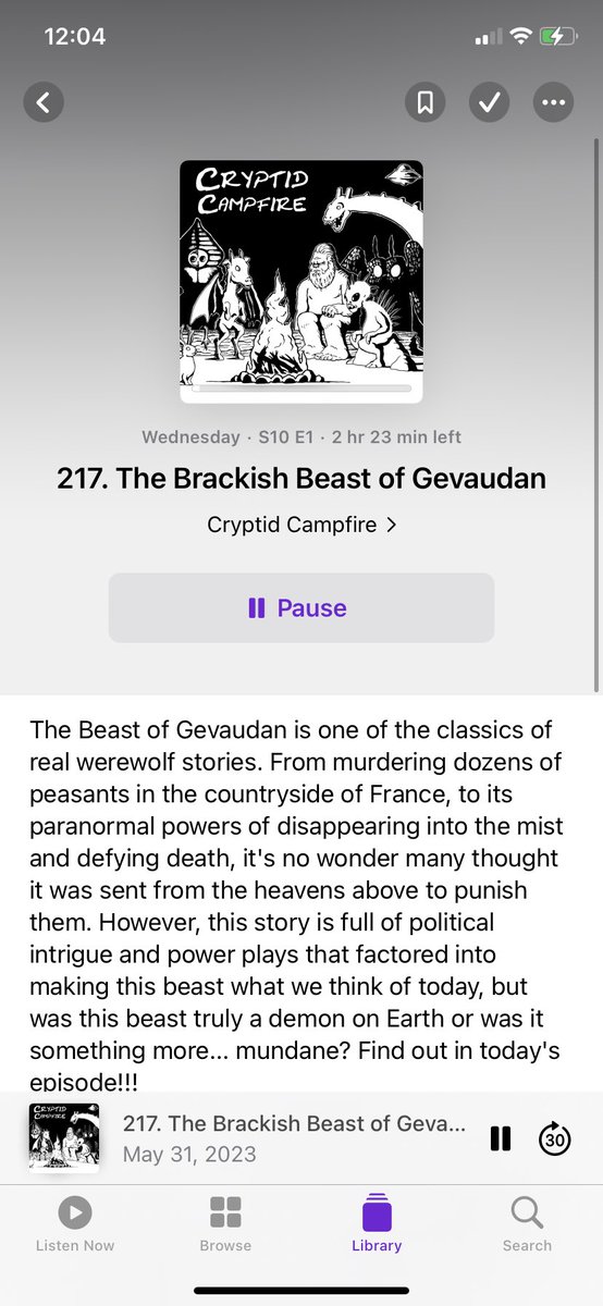 Author Brad Acevedo @ Camp Carnage (@wolfsoul4) on Twitter photo Representing the campfire today now that <a href="/CryptidCampfire/">CryptidCampfire</a> podcast has returned from a year long hiatus!
First new episode is an epic one! Representing the campfire today now that <a href="/CryptidCampfire/">CryptidCampfire</a> podcast has returned from a year long hiatus!
First new episode is an epic one!