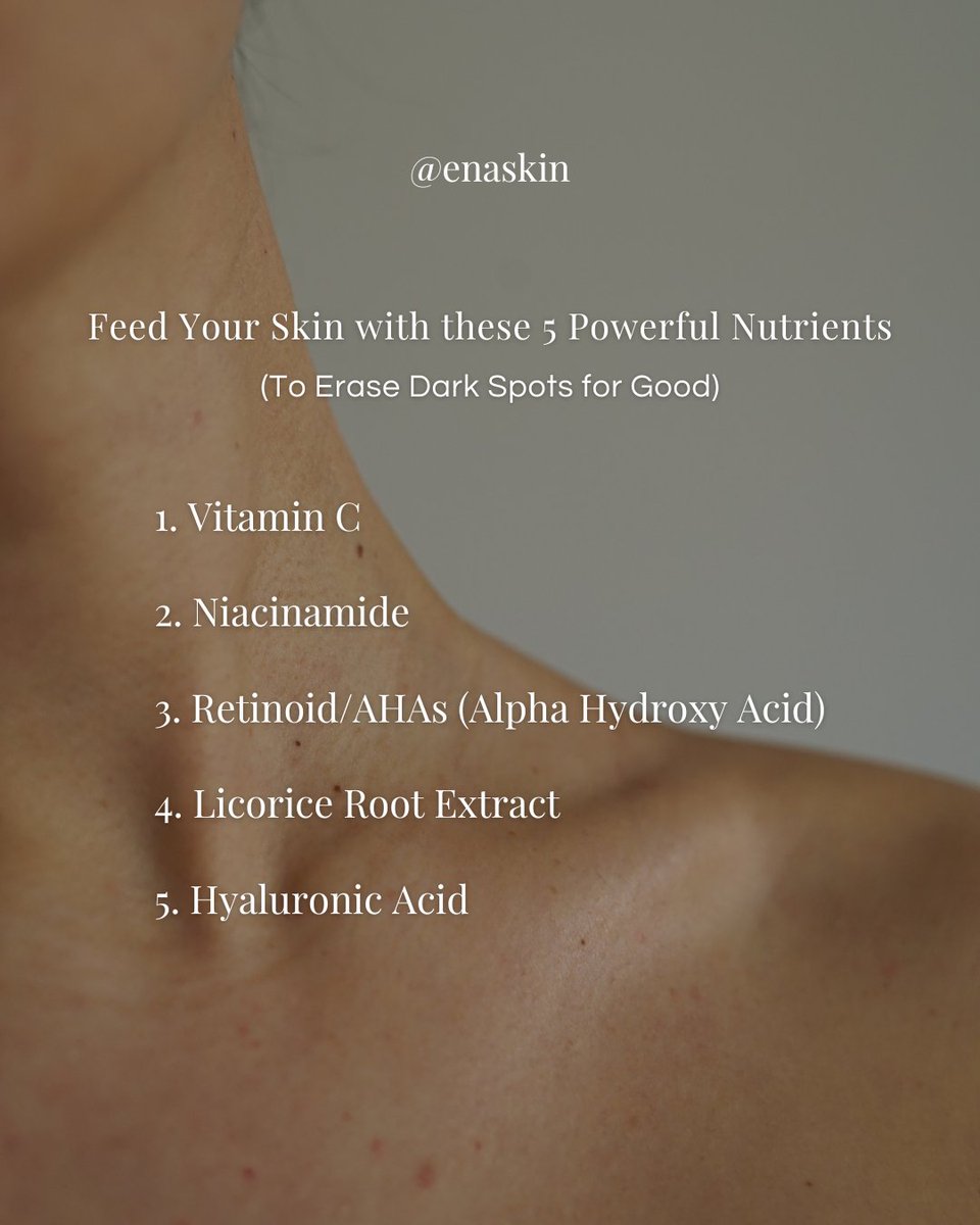 ✨ Check out these 5 Powerful Nutrients that work like Magic! 🌼
.
.
.
#darkspotcorrector #skincareroutine #hyperpigmentation #skingoals #beautytips