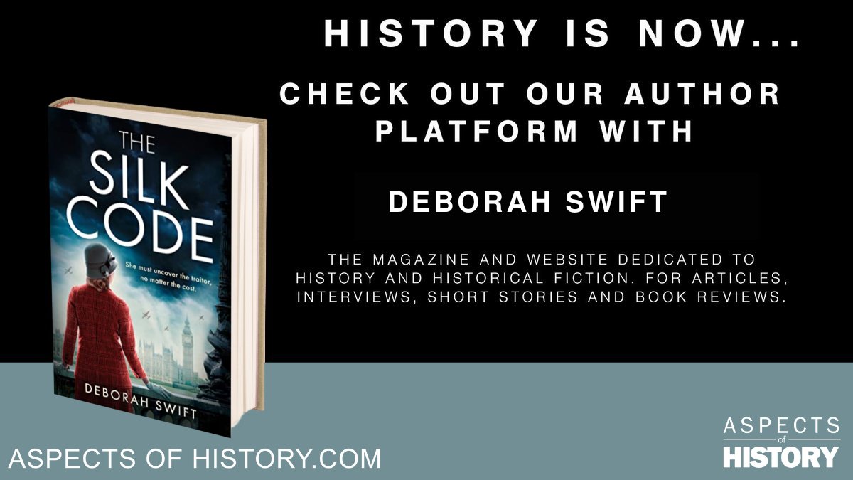 #AuthorInterview
Aspects of History interviews @swiftstory
About The Silk Code
aspectsofhistory.com/author_intervi…

Read The Silk Code
amazon.co.uk/dp/B0BY95RMCJ

@HQstories

#histfic #newbooks #espionage