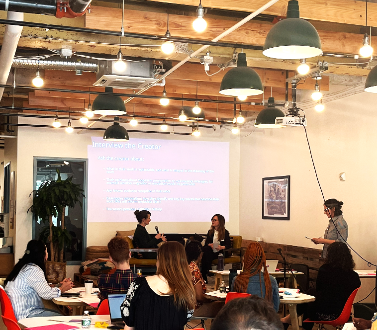 myriad_cxns's tweet image. Full of gratitude for all the friendly &amp;amp; smart ppl who came and learned from our stellar facilitators in Bmore last month! 

Now we&apos;re looking ahead to our Texas events (6/20-6/22). If you&apos;re working to care for born-digital art in the Houston area, apply now -  few spots left!