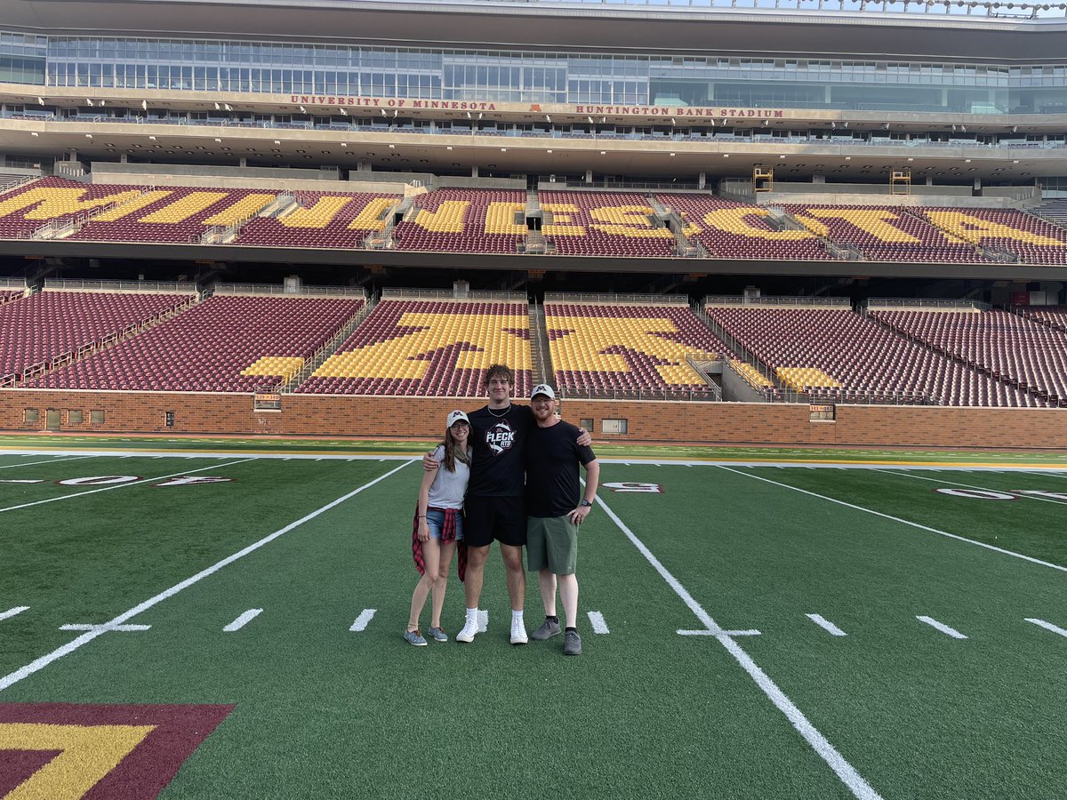 Had a great time at <a href="/GopherFootball/">Minnesota Football</a> had a great visit and a blast at camp. Thank you <a href="/Callybrian/">Brian Callahan</a> <a href="/Coach_Fleck/">P.J. Fleck</a> <a href="/Angelmatute_17/">Angel Matute</a>  for the opportunities.