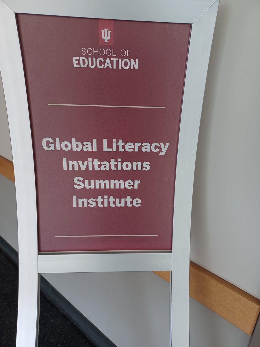 Vesna Dimitrieska (@vesnavdimitri) on Twitter photo Starting off the 2023 Global Literacy Invitations Summer Institute this morning! <a href="/IU_GlobalCenter/">Global Center at IU</a> <a href="/iuasp/">IU African Studies</a> <a href="/iueuro/">IU European Studies</a> <a href="/IUREEI/">Robert F. Byrnes REEI</a> <a href="/iaunrc/">InnerAsian&UralicNRC</a> <a href="/csme_iu/">CSME</a> <a href="/IUCLACS/">IU Center for Latin American and Caribbean Studies</a> <a href="/IUSchoolofEd/">IU School of Education Bloomington</a> #globallearning #globalcompetence Starting off the 2023 Global Literacy Invitations Summer Institute this morning! <a href="/IU_GlobalCenter/">Global Center at IU</a> <a href="/iuasp/">IU African Studies</a> <a href="/iueuro/">IU European Studies</a> <a href="/IUREEI/">Robert F. Byrnes REEI</a> <a href="/iaunrc/">InnerAsian&UralicNRC</a> <a href="/csme_iu/">CSME</a> <a href="/IUCLACS/">IU Center for Latin American and Caribbean Studies</a> <a href="/IUSchoolofEd/">IU School of Education Bloomington</a> #globallearning #globalcompetence
