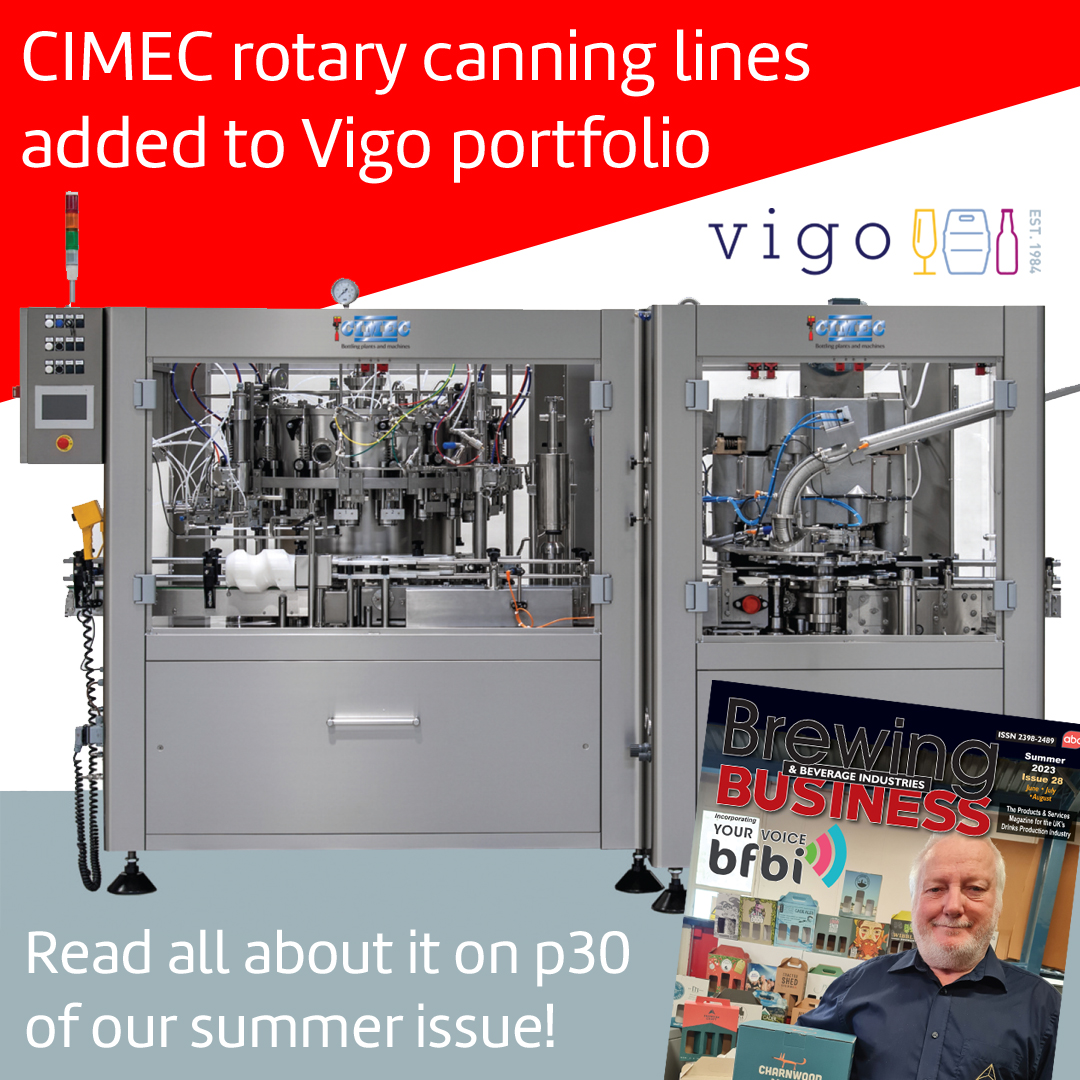Brewing & Beverage Industries Business magazine (@brewingbusiness) on Twitter photo <a href="/VigoLtd/">Vigo, part of the Rawlings Group</a>, part of the Rawlings Group, has announced the addition of CIMEC counter pressure rotary canning lines to its #canning line range to offer high-speed canning under counter pressure fill conditions. Read about it on page 30 of our summer issue. brewingbusiness.co.uk/read-the-lates… <a href="/VigoLtd/">Vigo, part of the Rawlings Group</a>, part of the Rawlings Group, has announced the addition of CIMEC counter pressure rotary canning lines to its #canning line range to offer high-speed canning under counter pressure fill conditions. Read about it on page 30 of our summer issue. brewingbusiness.co.uk/read-the-lates…