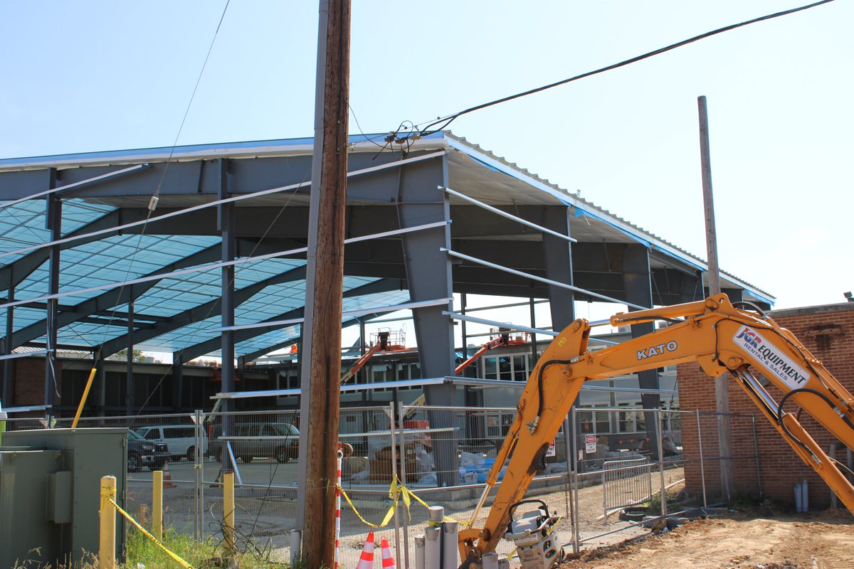 Another Pallotti construction update! The steel has gone up for our Indoor Athletic Center and the roof is well underway. We can’t wait to show you all more updates over the summer!