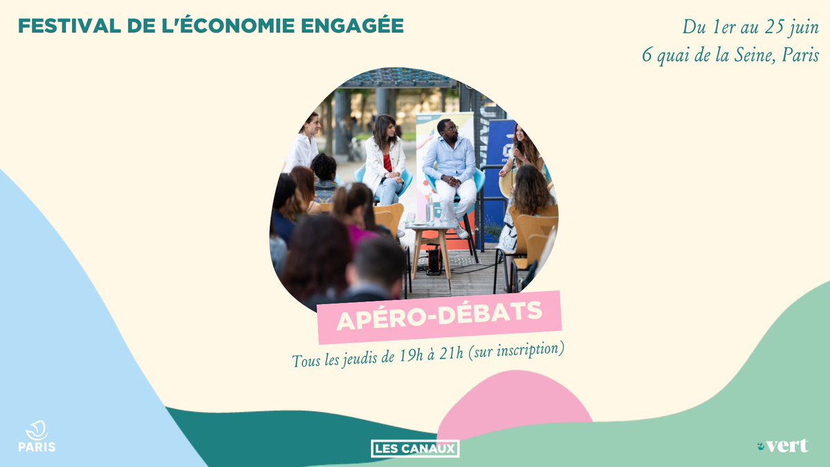 🤔 Est-il possible de mieux vivre en consommant moins ? C'est ce que nous verrons lors d'une table ronde avec Hélène Binet de <a href="/makesense/">makesense</a>, @N_Bouteloup de #FairePhilo et <a href="/lumirlapray/">lumir lapray ✌️</a>, militante climat
📍 Le jeudi 8 juin
👉 Inscription: bit.ly/43kHcjq
#FEE23 <a href="/Vert_le_media/">vert</a>