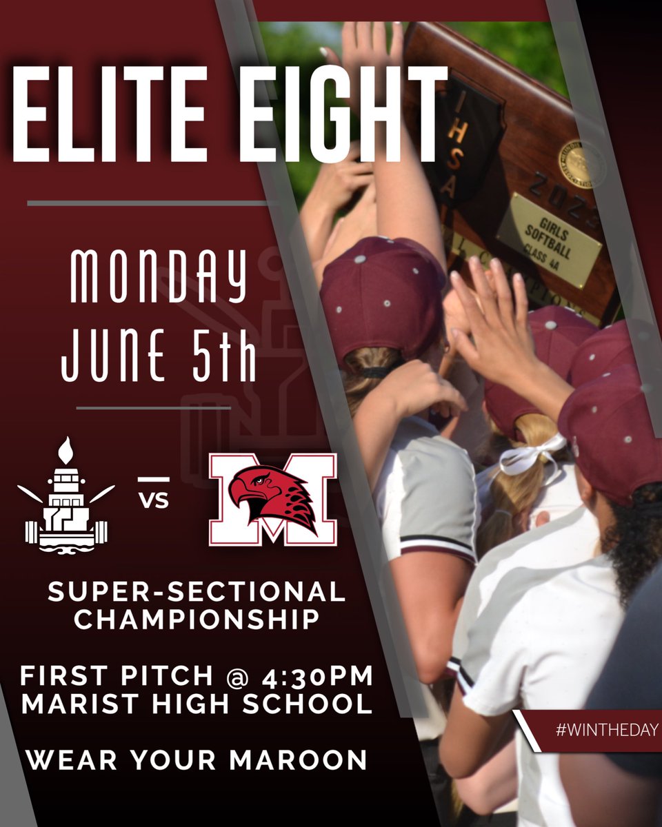 No better place to be then rooting on the Porters!!! ❤️🥎⚓️<a href="/lthsathletics/">Lockport Athletics</a>