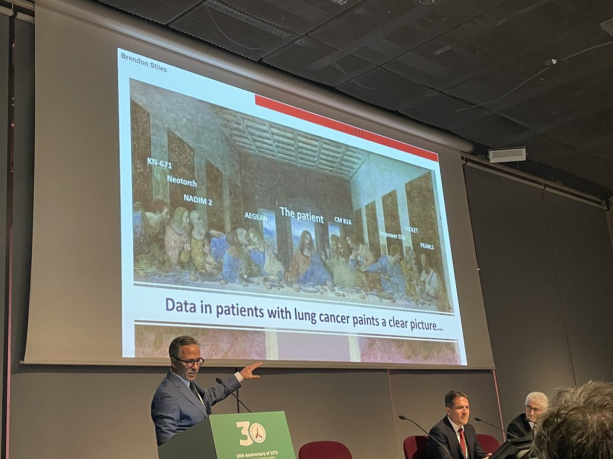 Enjoying @BrendonStilesMD represent @MontefioreNYC and dominate another debate favoring #neoadjuvant approach for stage II #NSCLC. Exciting time to be in #thoracicsurgery!