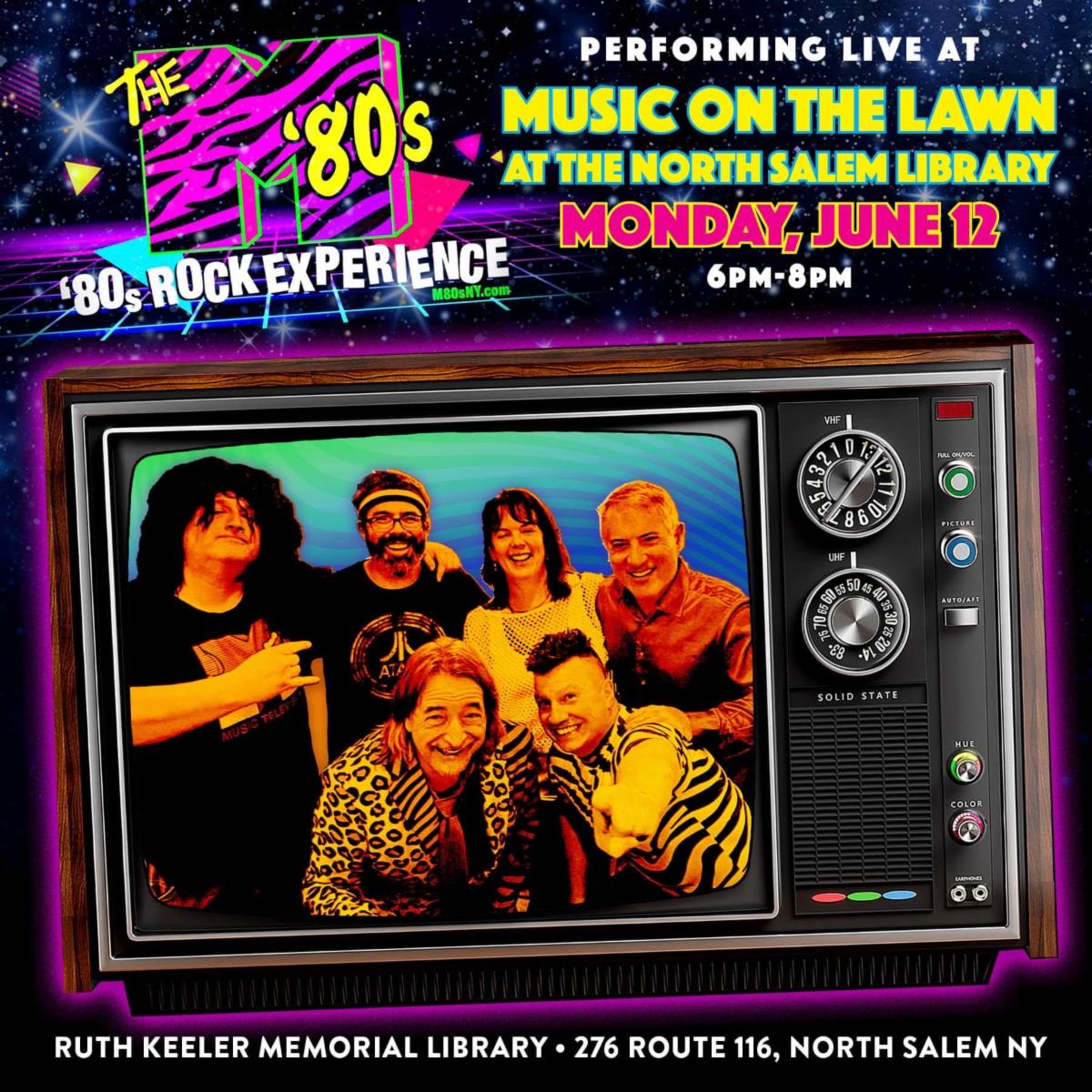 Ruth Keeler Memorial Library (@keelerlibrary) on Twitter photo ๐ผ๐ฟExciting News! Join us for an unforgettable evening of music and nostalgia as the legendary M80's band takes the stage on the picturesque lawn of the Ruth Keeler Memorial Library! 
 ๐Date: Monday, June 12th
 โฐTime: 6:00 pm
 ๐Location: Ruth Keeler Memorial Library Lawn
G ๐ผ๐ฟExciting News! Join us for an unforgettable evening of music and nostalgia as the legendary M80's band takes the stage on the picturesque lawn of the Ruth Keeler Memorial Library! 
 ๐Date: Monday, June 12th
 โฐTime: 6:00 pm
 ๐Location: Ruth Keeler Memorial Library Lawn
G