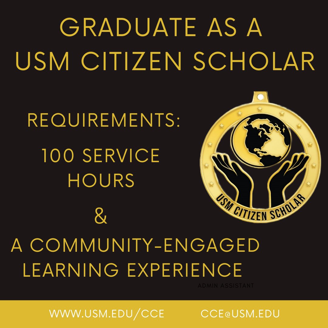 If you are interested check out our website or email cce@usm.edu!