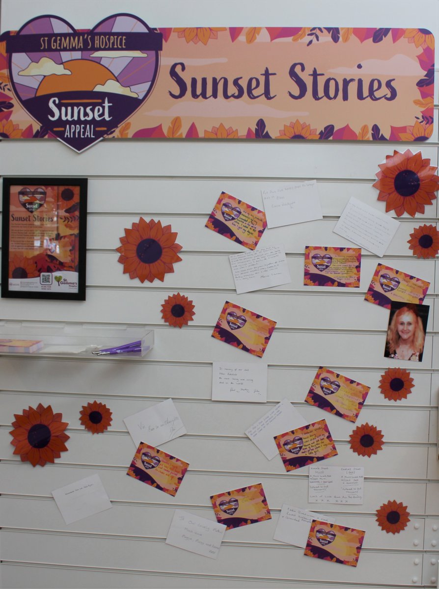 On Saturday, we celebrated our loved ones at our Sunset Walk 🌇 So many of you took the chance to write your lovely messages and memories, which will be added to our Sunset Memory Wall in the Hospice. If you'd like to add your favourite memory, visit st-gemma.co.uk/sunset-appeal