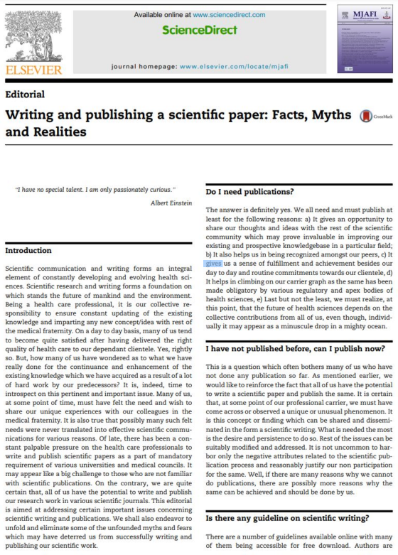 📝📚 How to write and publish a scientific paper: facts, myths and realities. #SciComm #PublishOrPerish #ScienceWriting #AcademicSuccess #AcademicWriting #WritingTips #researchtips #AcademicTwitter #epitwitter #MedTwitter #phchat #acwri