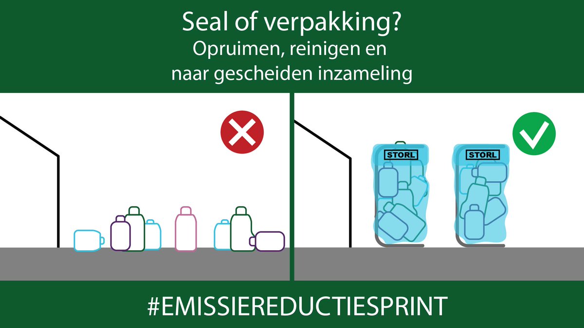 Klaar met spuiten?
Ruim de verpakkingen op in de middelenkast, of spoel ze en zorg dat ze gescheiden ingezameld worden (zie nieuwe STORL-procedure storl.nl/storl/registra…)
#emissiereductiesprint
<a href="/LTONederland/">LTO Nederland</a> <a href="/boakkerbouw/">BO Akkerbouw</a> <a href="/DAW_NL/">DAW</a>