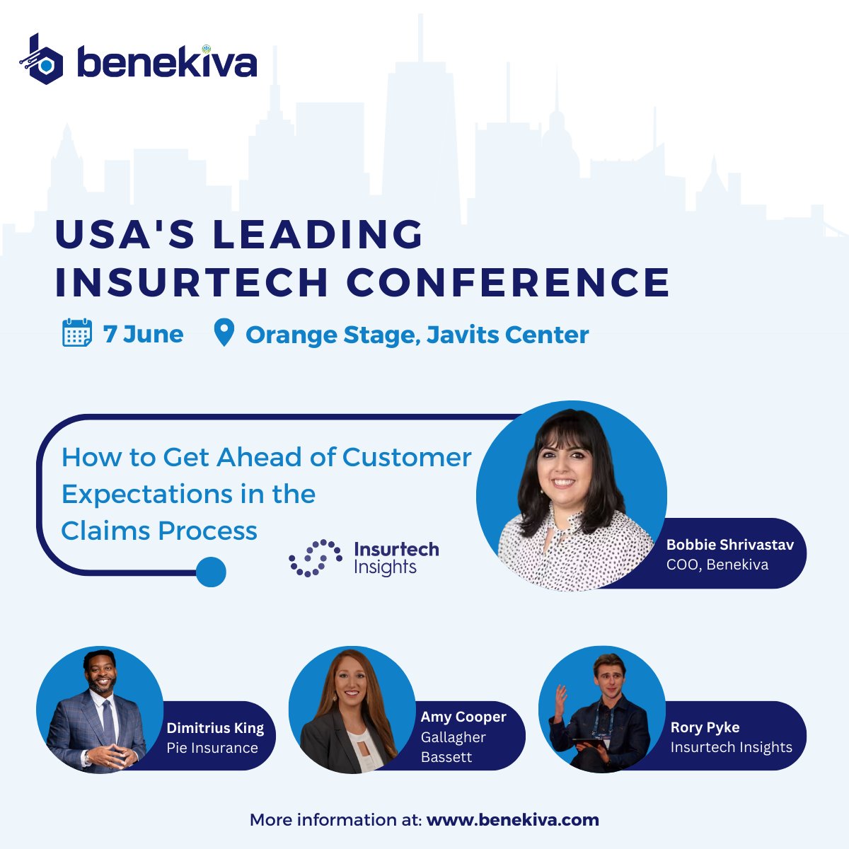 benekiva's tweet image. The countdown is on to ITC2023!

@benekiva&apos;s co-founder and COO, Bobbie Shrivastav, will speak along with her panelist on the 7th of June at @ITI_Insurtech Conference.

Learn more at➡️: hubs.ly/Q01Sd1Yz0 

#claimstransformation #iti2023 #solvingrealproblems #claims