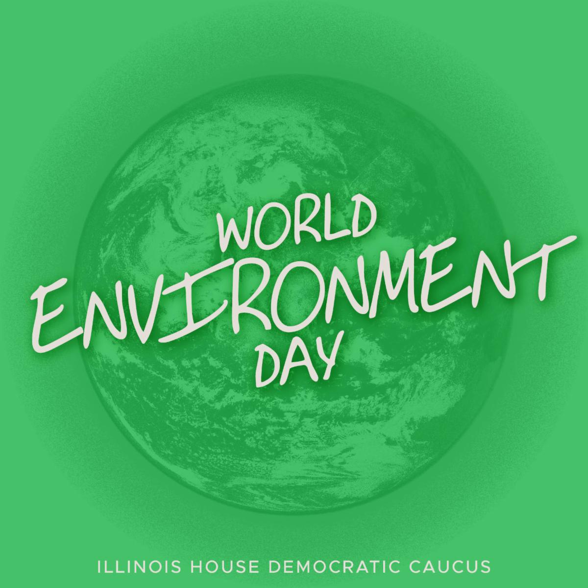 First celebrated in 1973, World Environment Day brings awareness to the challenges facing our world such as climate change and pollution. In IL, we’re doing our part by moving toward carbon-free power &amp; 100% renewable energy – while also creating good-paying jobs in the process.