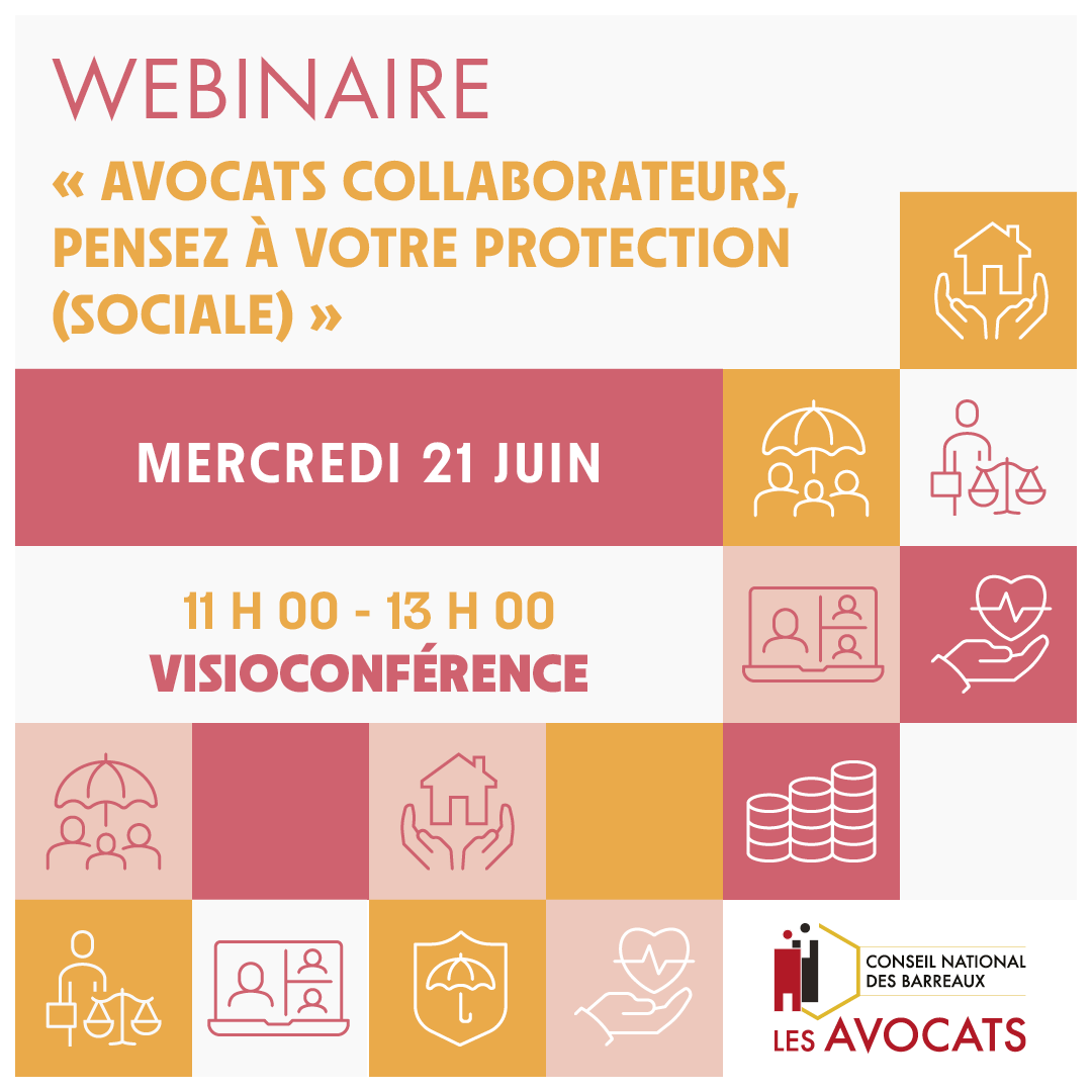 📢Participez à notre prochaine formation 📍100% visio : Avocats collaborateurs, pensez à votre protection (sociale)
🔎Nos intervenants feront le point sur les dispositifs de protection sociale et les droits et devoirs du collaborateur vis-à-vis de son collaborant
