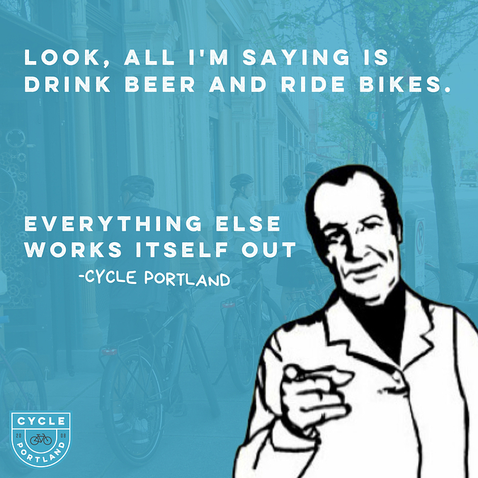 cyclepdxtours's tweet photo. 🍺🚴‍♀️Cycle Portland is like a blend of hops and handlebars, where the joy of drinking beer and riding bikes collide in a glorious explosion of laughter and camaraderie. It's like the ultimate dynamic duo that Batman and Robin wished they could be! 💥😄 https://t.co/UAFEKpQWAO